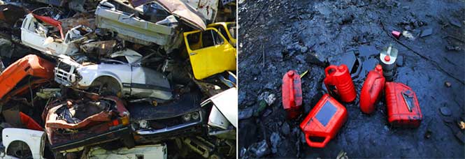 disposal of automotive waste