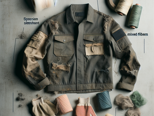 спецодежда из хлопчатобумажного и смешанных волокон, утратившая потребительские свойства, незагрязненная