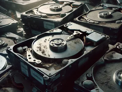 диски магнитные жесткие компьютерные, утратившие потребительские свойства