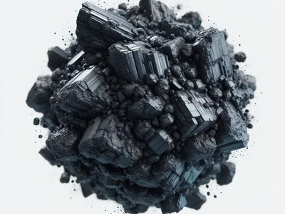 антрацит, отработанный при водоподготовке